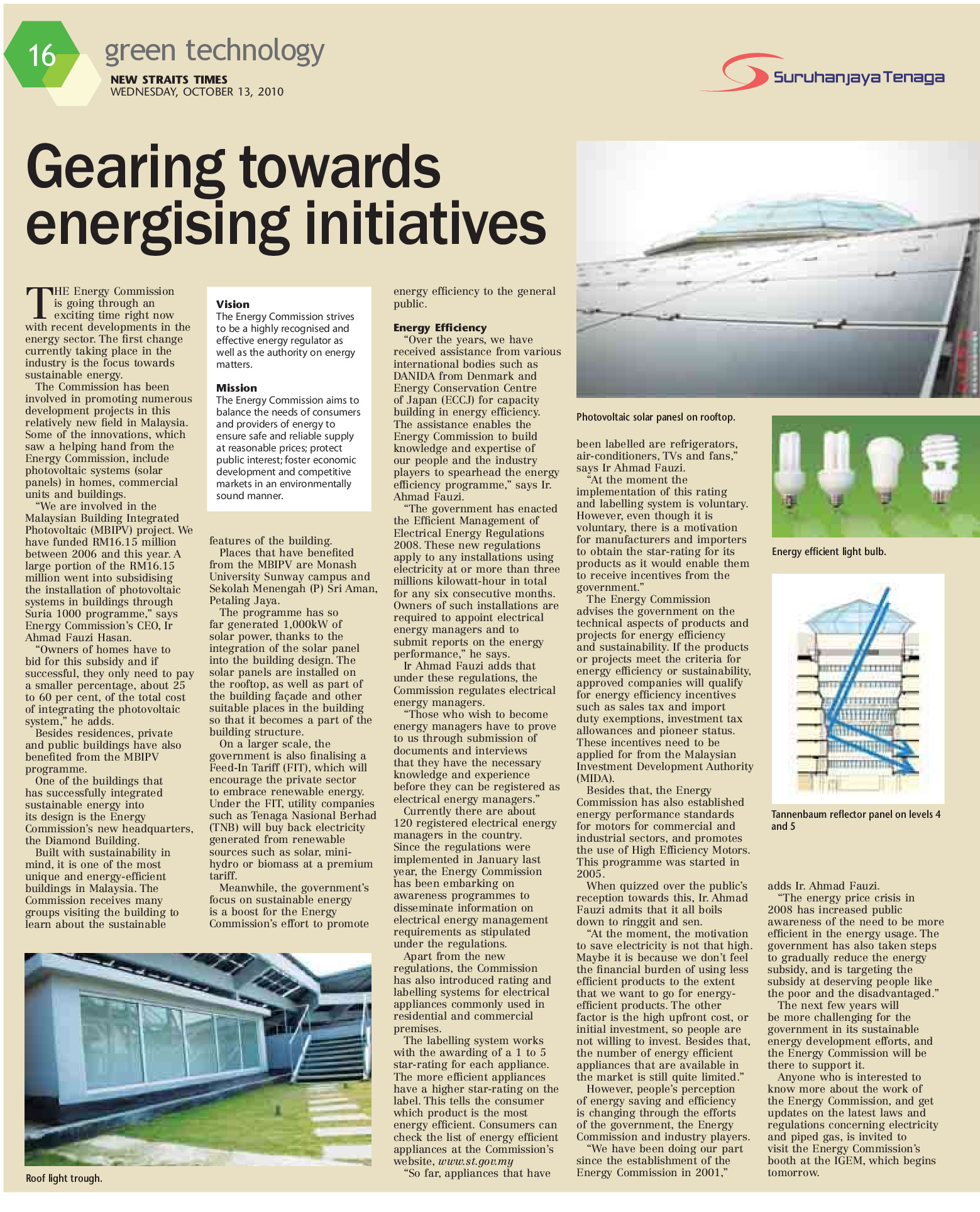 Gearing Towards Energising Initiatives