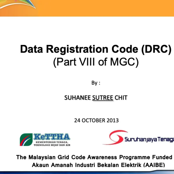 Data Registration Code (DRC)