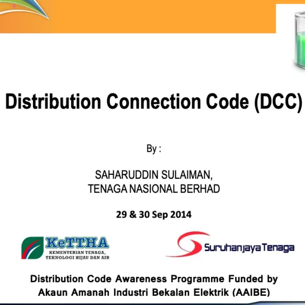 Distribution Connection Code (DCC)