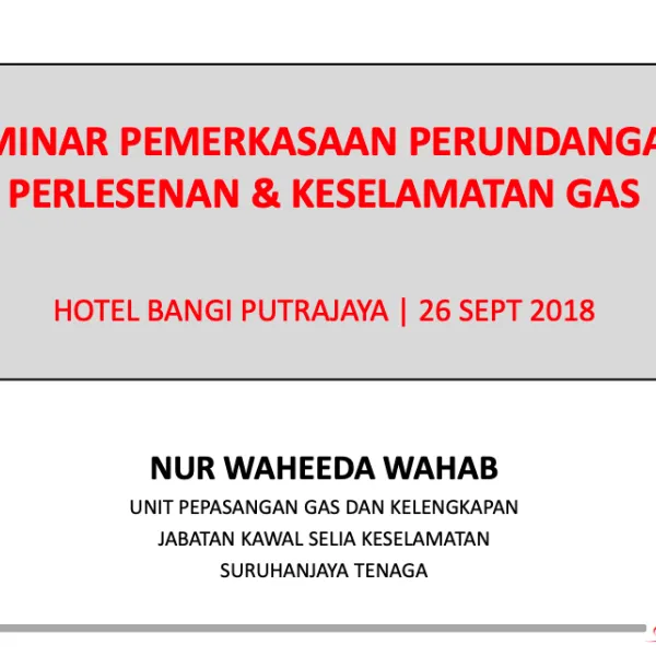 Paper 4: Keperluan Pendaftaran Peralatan dan Kelengkapan Gas