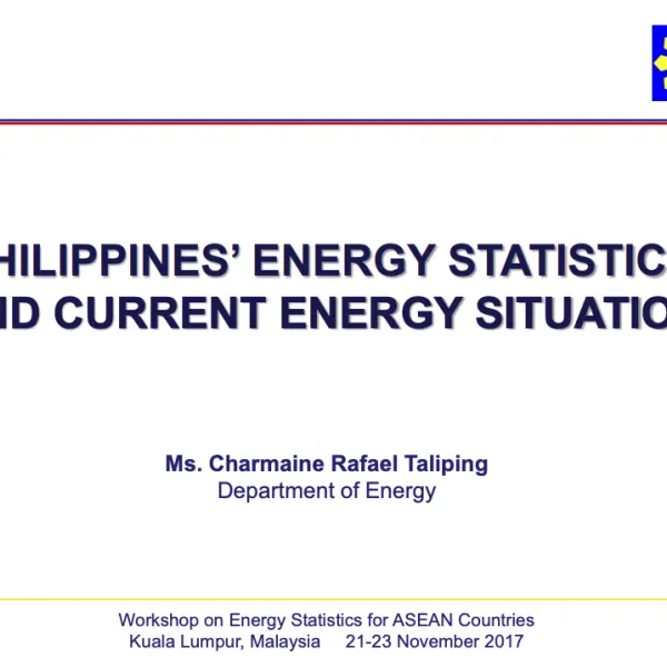 Philippines&rsquo; Energy Statistics and Current Energy Situation-2