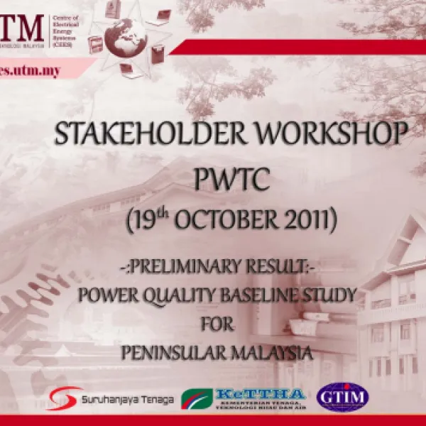 Preliminary Result Part 1: Power Quality Baseline Study For Peninsular Malaysia