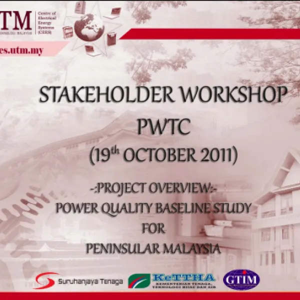 Project Overview: Power Quality Baseline Study For Peninsular Malaysia