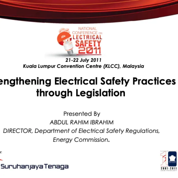 ST: Strengthening Electrical Safety Practices through Legislation