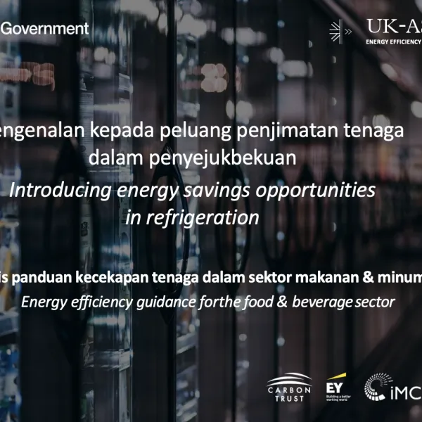 Energy Efficiency Guidance - Refrigeration	