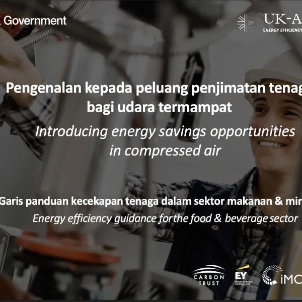 Energy Efficiency Guidance - Compressed Air