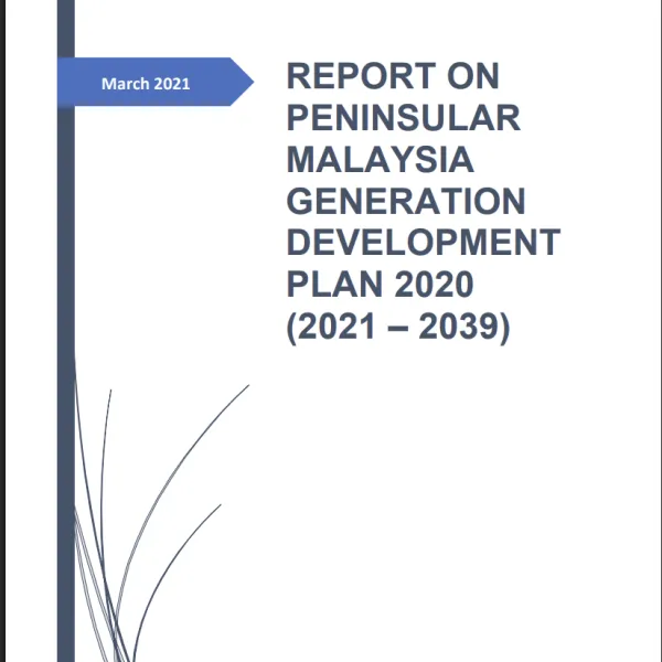 Report on Peninsular Malaysia Generation Development Plan 2020 (2021 - 2039)