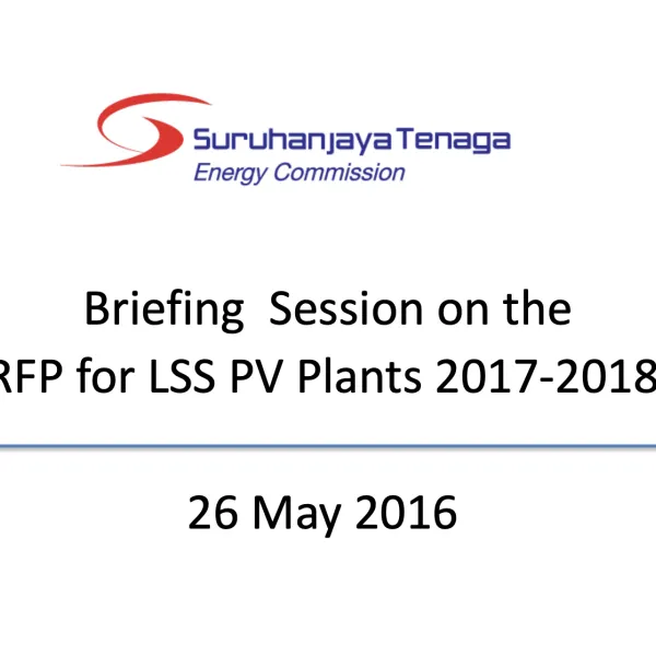 Slides Presentation of Request For Proposal (RFP) Briefing on 26th May 2016 (2)
