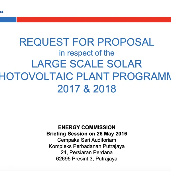 Slides Presentation of Request For Proposal (RFP) Briefing on 26th May 2016 (3)