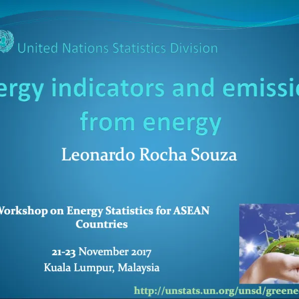 UNSD-Energy indicators and emissions from energy