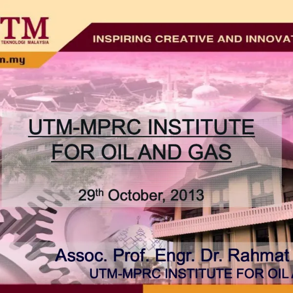 UTM-MPRC for oil and gas